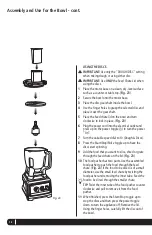 Preview for 14 page of Ninja BL820UK Owner'S Manual