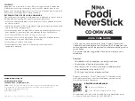 Preview for 1 page of Ninja Foodi NeverStick User Manual