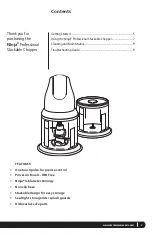 Предварительный просмотр 5 страницы Ninja NJ1000 series Owner'S Manual