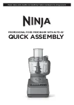 Ninja PROFESSIONAL FOOD PROCESSOR WITH AUTO-IQ Quick Start Manual preview