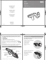 Nintendo 045496890186 - Wii Zapper Light Gun Operation Manual preview