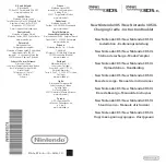 Nintendo KTR-007 Instruction Booklet предпросмотр