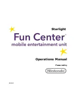 Nintendo Starlight Fun Center Operation Manual предпросмотр