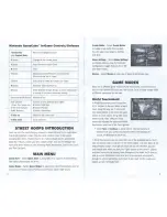 Предварительный просмотр 5 страницы Nintendo Street hoops Instruction Booklet