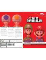 Предварительный просмотр 1 страницы Nintendo Super Mario Bros. Wii Instruction Booklet