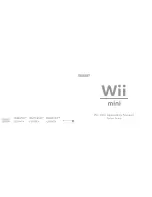 Nintendo Wii mini Operation Manual preview