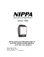 Nippa Designer 4.5B Installation And Operating Manual предпросмотр