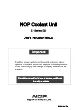 Preview for 1 page of Nippon Oil Pump NOP E Series ES User Instruction Manual