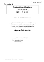 Nippon Primex NP-F369 Product Specifications preview