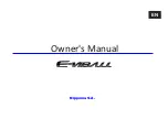 Предварительный просмотр 2 страницы Nipponia E-viball Owner'S Manual