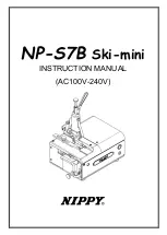 Preview for 1 page of NIPPY NP-S7B Ski-mini Instruction Manual