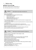 Preview for 3 page of NIPPY NP-S7B Ski-mini Instruction Manual