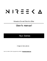 Nireeka Nyx Series Original Instructions Manual предпросмотр