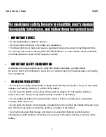 Preview for 3 page of Nireeka Prime Series User Manual