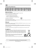 Preview for 6 page of NISBETS ESSENTIALS DA536 Instruction Manual