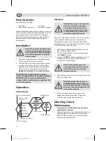 Preview for 4 page of NISBETS ESSENTIALS DC439-A Instruction Manual