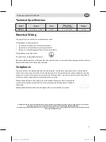 Preview for 5 page of NISBETS ESSENTIALS FD499-A Instruction Manual