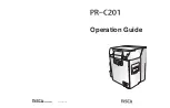 Nisca PR-C201 Operation Manual предпросмотр