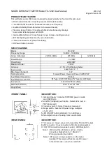 Предварительный просмотр 1 страницы Nissei TX-1202 User Manual