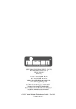 Preview for 44 page of nissen 141060-1 Operating Instructions Manual