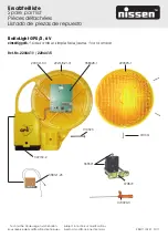 Предварительный просмотр 42 страницы nissen BakoLight LED GPS/2 L8G Operating Instructions Manual