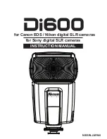 Nissin Di600 Instruction Manual preview