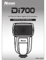 Nissin Di700 Instruction Manual preview