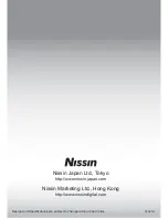 Preview for 26 page of Nissin I60A Instruction Manual