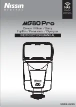 Предварительный просмотр 1 страницы Nissin MG80 Pro Instruction Manual