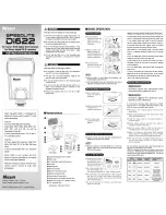 Preview for 1 page of Nissin SpeedLite Di622 Instruction Manual