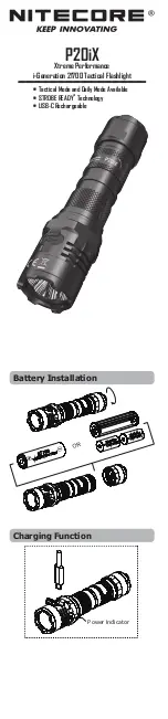 Предварительный просмотр 1 страницы Nitecore i-Generation 21700 User Manual