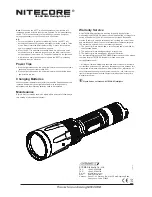 Preview for 2 page of Nitecore SRT 7 Revenger User Manual