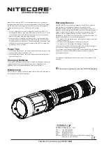 Предварительный просмотр 2 страницы Nitecore SRT6 User Manual