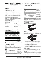 Nitecore TM36 User Manual preview