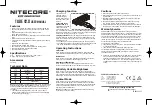 Preview for 1 page of Nitecore Tube V2.0 User Manual