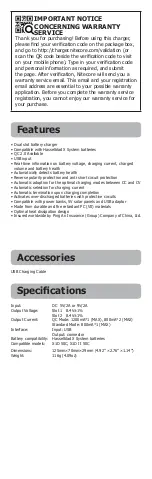 Preview for 2 page of Nitecore UHX1 PRO User Manual