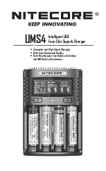 Nitecore UMS4 Manual preview