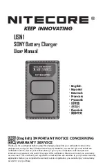 Nitecore USN1 User Manual preview