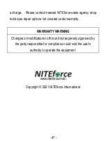 Preview for 52 page of NITEforce Stream LTE4G User Manual