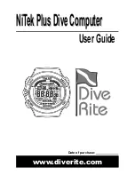 Предварительный просмотр 1 страницы Nitek Dive Rite User Manual