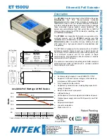 Nitek Etherstretch ET1500U Quick Start Manual preview