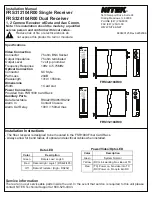 Nitek FRS312104R00 Installation Manual предпросмотр