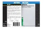 Nitek IPPWR1 Installation And Operation Manual preview