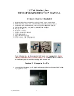 Preview for 2 page of Nitek THYROFLEX Instruction Manual