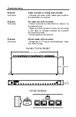 Preview for 4 page of Nitek VH851M Installation And Operation Manual