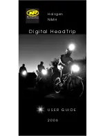 NiteRider Digital HeadTrip User Manual preview