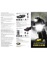 NiteRider PRO 1800 MX User Manual preview