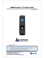 Preview for 1 page of Nitgen eNBioAccess-T2 User Manual