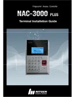 Preview for 1 page of Nitgen NAC-3000 Installation Manual