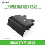 Preview for 1 page of Nitho HYPER BATTERY PACK Quick Start Manual